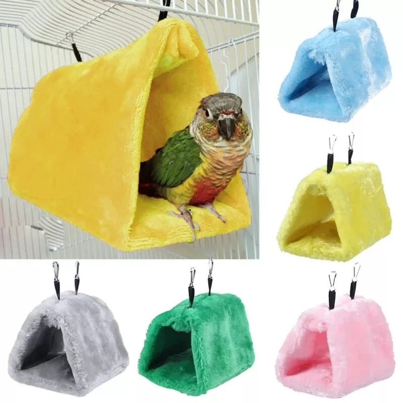 Bird Parrot Warm Cage Hammock Hanging Bed