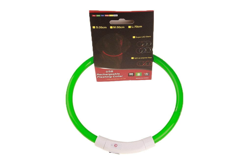 Luminous Anti Lost USB Charging Collar