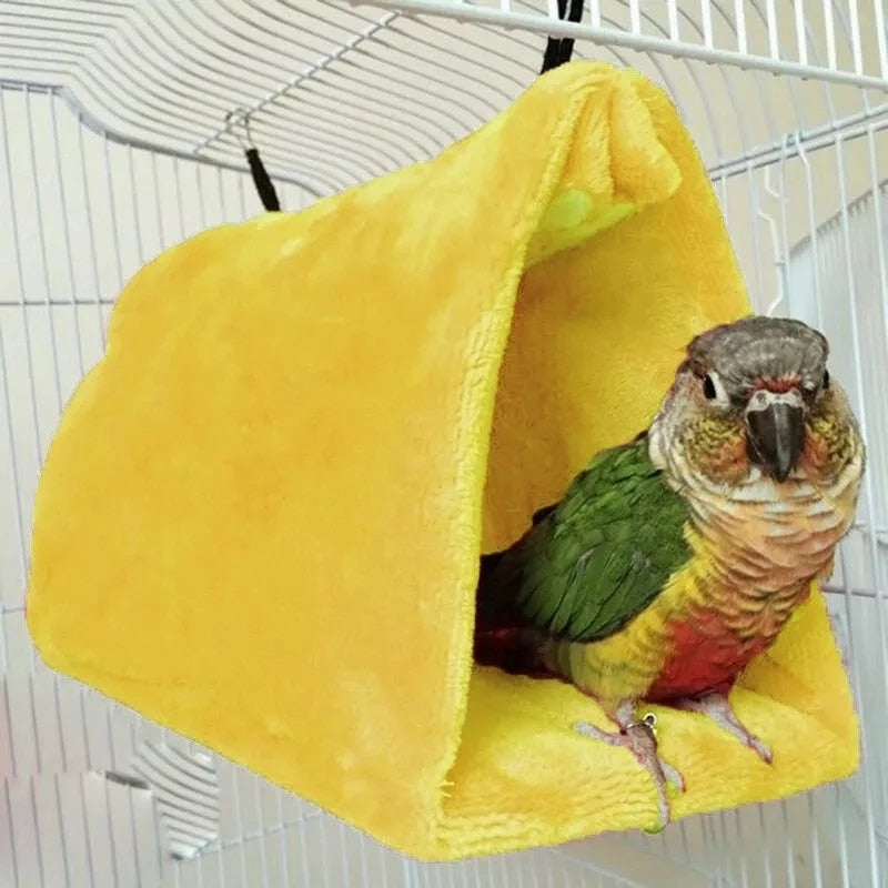 Bird Parrot Warm Cage Hammock Hanging Bed