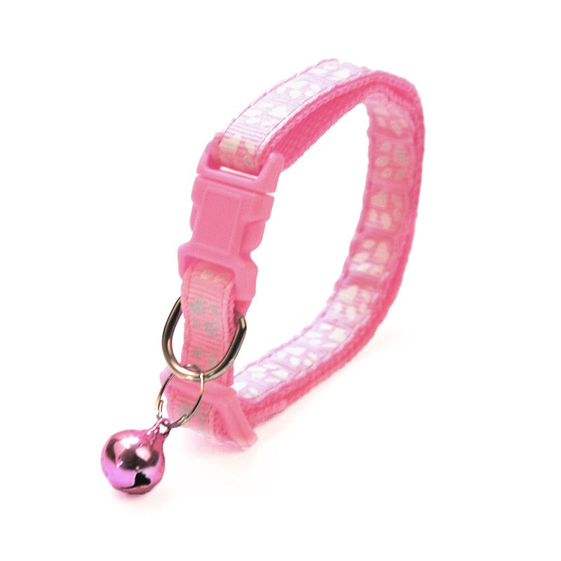 Colorful Cute Adjustable Bell Collar Buckle