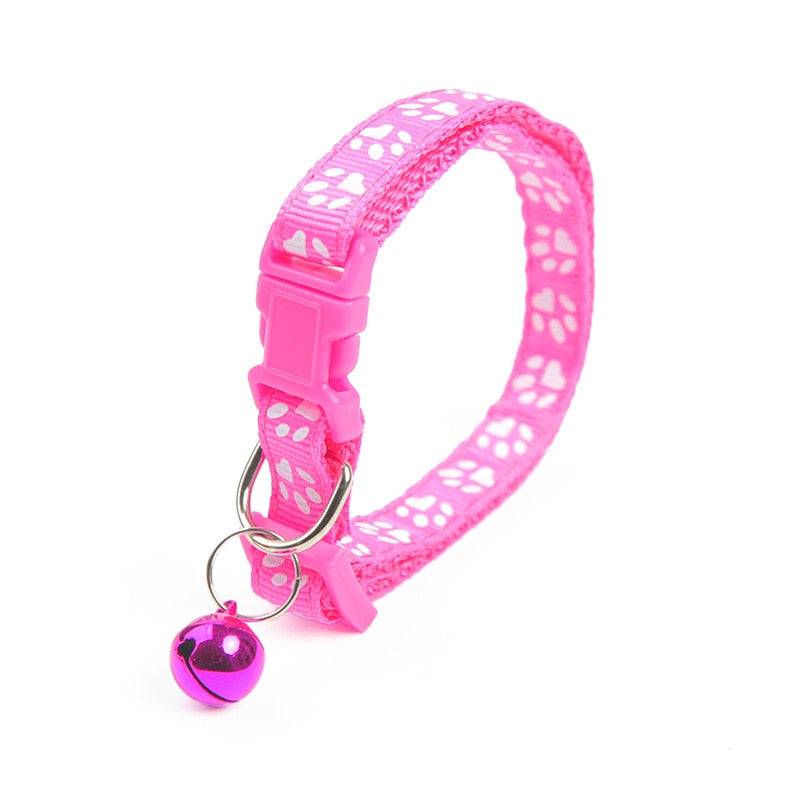 Colorful Cute Adjustable Bell Collar Buckle