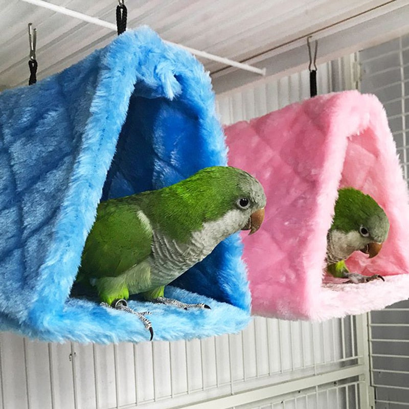 Bird Parrot Warm Cage Hammock Hanging Bed