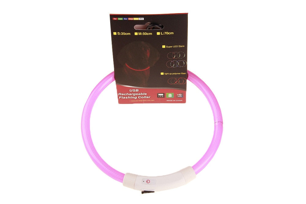 Luminous Anti Lost USB Charging Collar