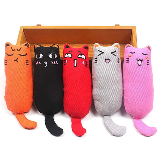 Cute Cat Teeth Grinding Plush Thumb