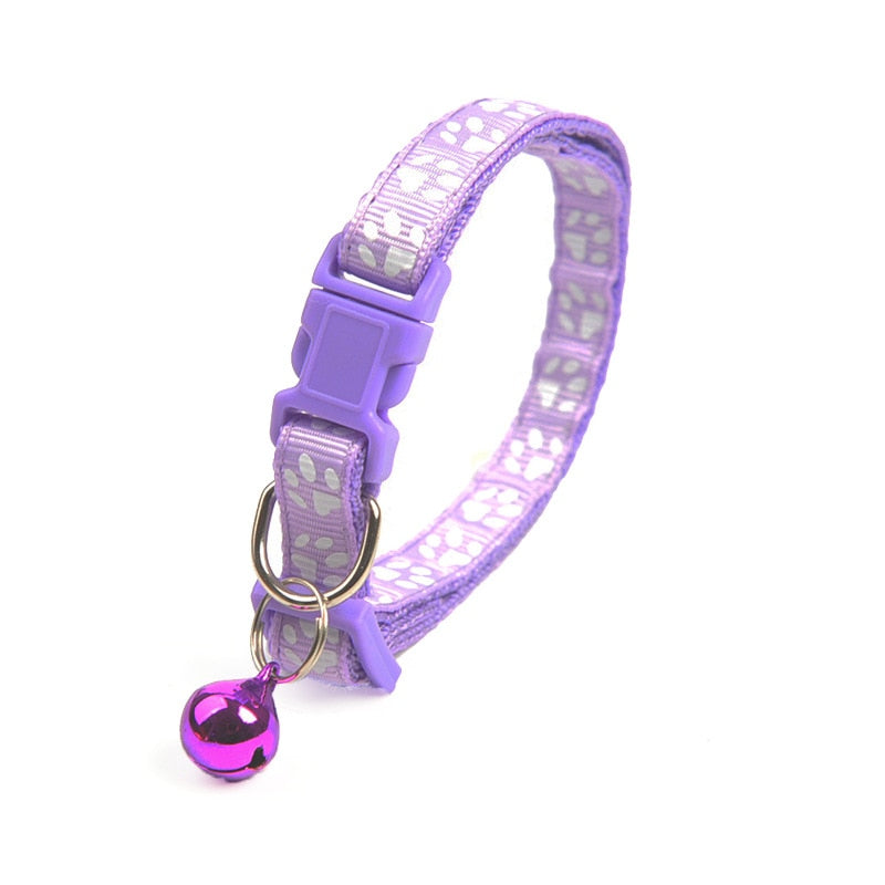 Colorful Cute Adjustable Bell Collar Buckle