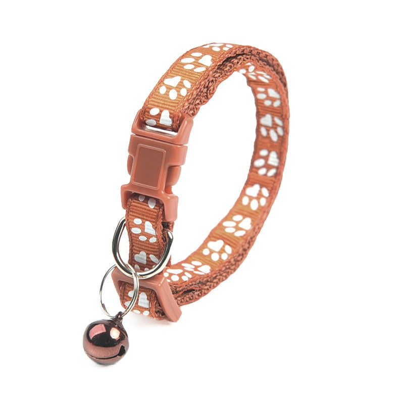 Colorful Cute Adjustable Bell Collar Buckle