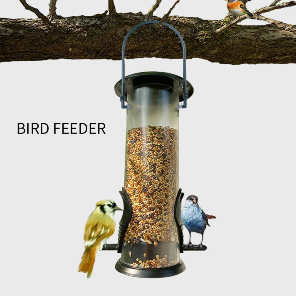 Outdoor Hanging Food Dispenser with Multiple Holes