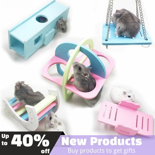 Hamster Wooden Activity Toys