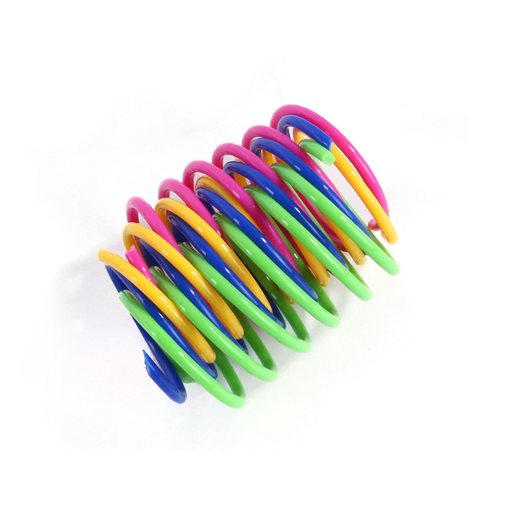 Wide Durable Heavy Gauge Cat Spring Toy